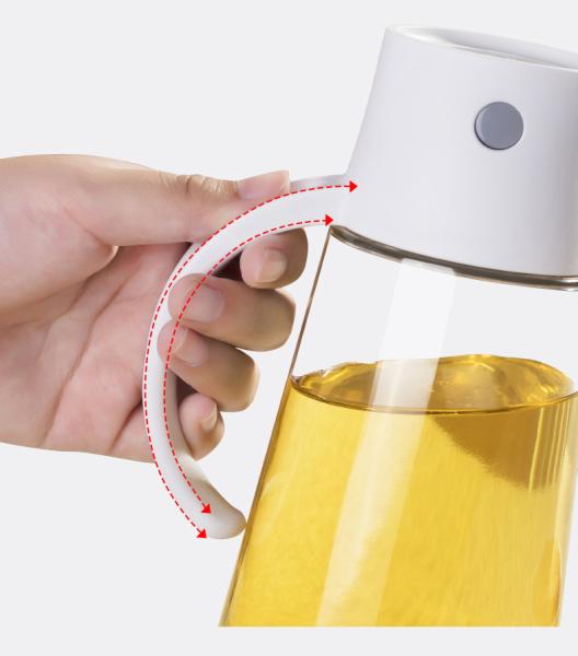 Großhandel B2B Automatik Öffnung Glas Ölglas Ölflasche Sojasauce Essig Gewürzflasche